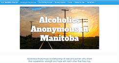 Desktop Screenshot of aamanitoba.org